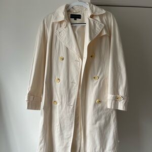 GALLERY Women’s Cream Trench Coat